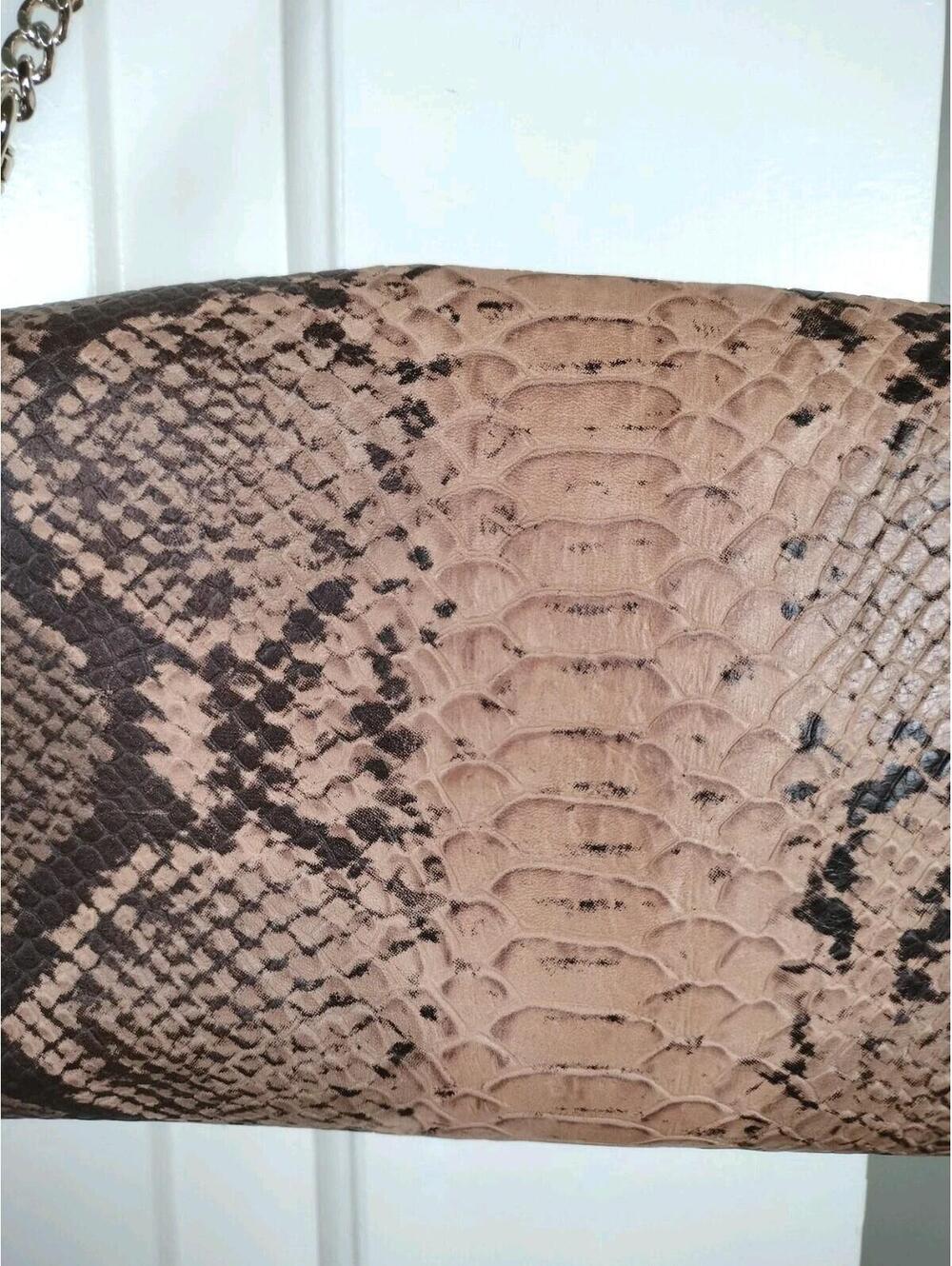 COACH Mini Ruby Snake Print Crossbody Excellent Cond. Exotic Natural Leather - Picture 5 of 16